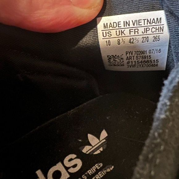 Womens Adidas Tubular Viral Black Athletic Running Sneakers Shoes Size 10 M GUC - Picture 6 of 6